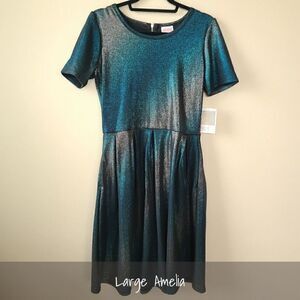 LuLaRoe Elegant Amelia Large NEW